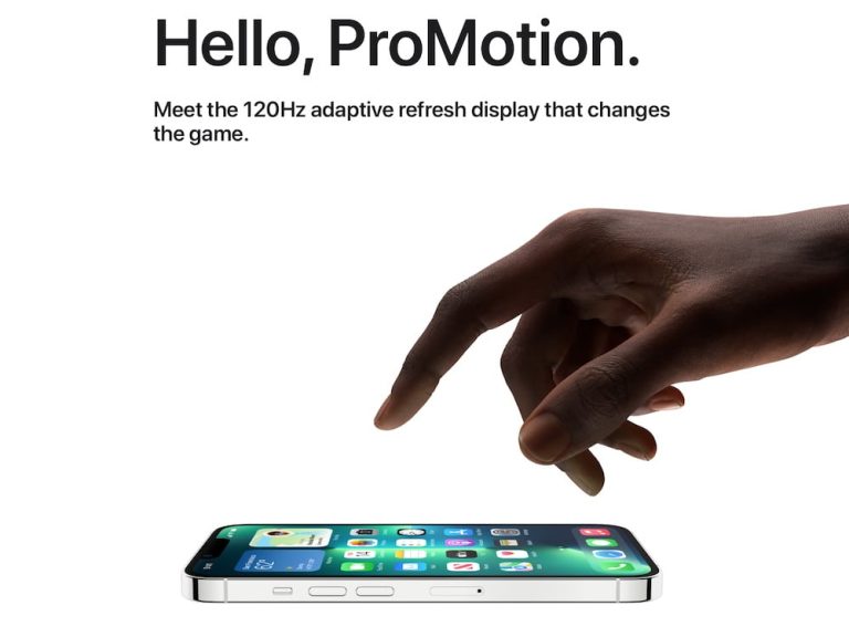 Ecran iPhone ProMotion. Pourquoi ? Comment ?