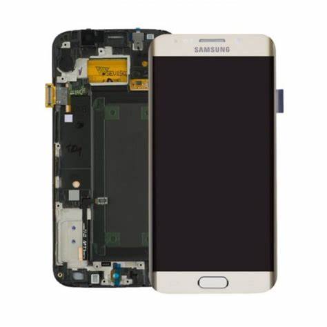 Ecran Samsung S6 Edge gold complet et original