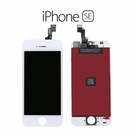 Ecran iPhone SE blanc. Vitre tactile avec écran LCD