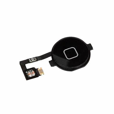 Nappe bouton home iPhone 4 noir