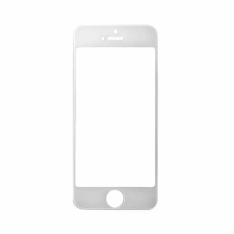 Vitre seul iPhone 5 5S 5C SE blanche ( sans tactile)