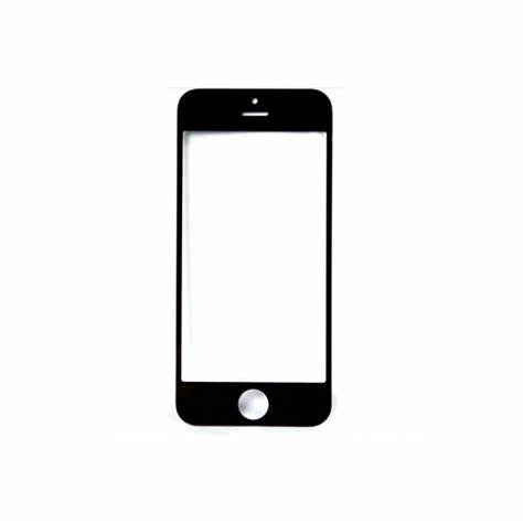 Vitre seul iPhone 5 5S 5C SE noir ( sans tactile)