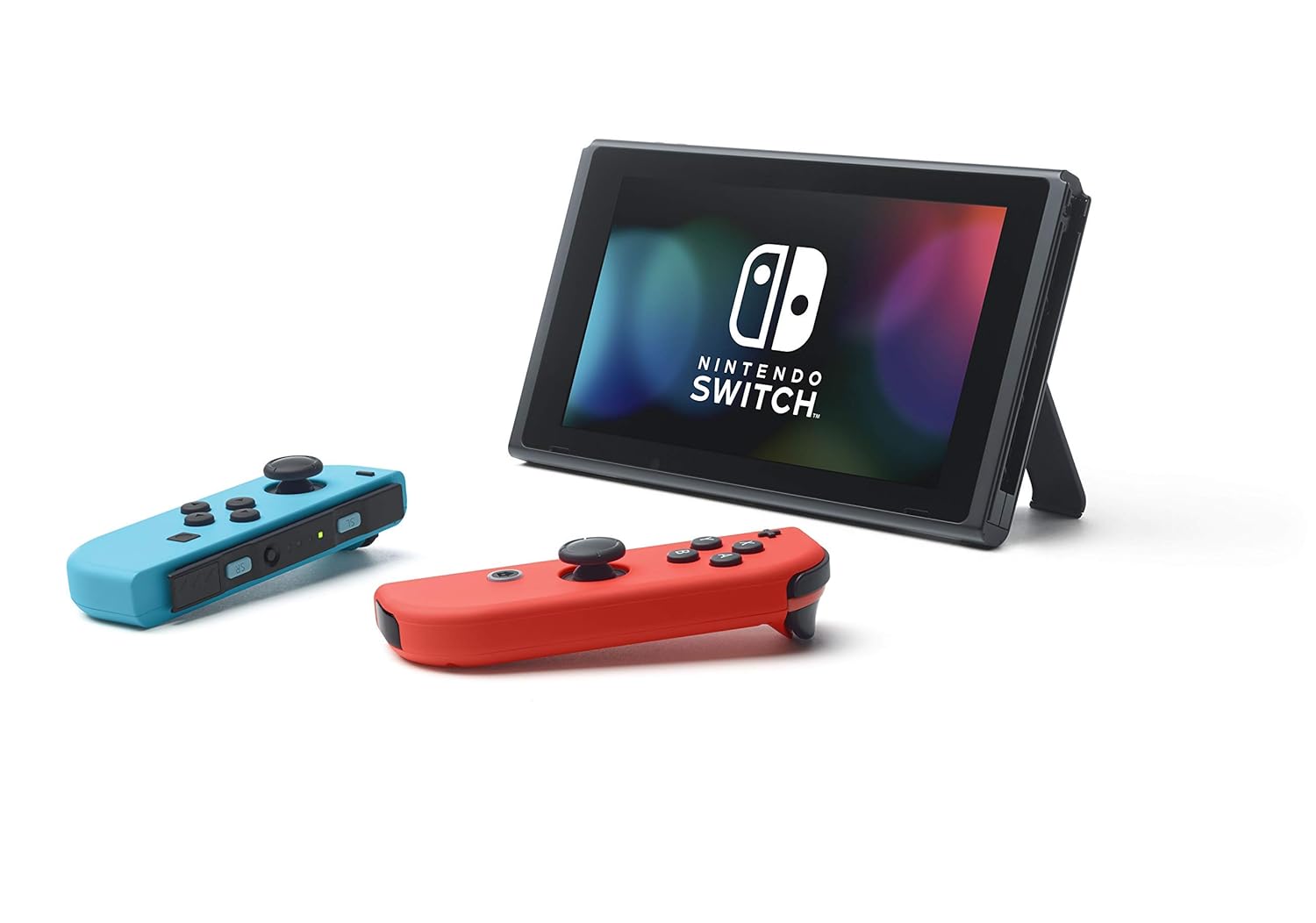 Nintendo Switch 1.1 avec Joy-Con Rouge et Bleu Néon - Économisez