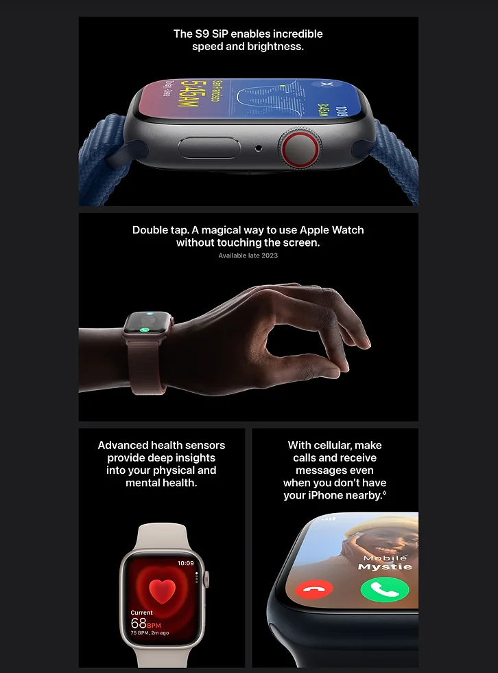 Apple Watch Series 9 details