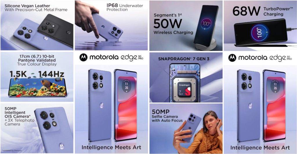 Motorola Edge 50 Pro caracté