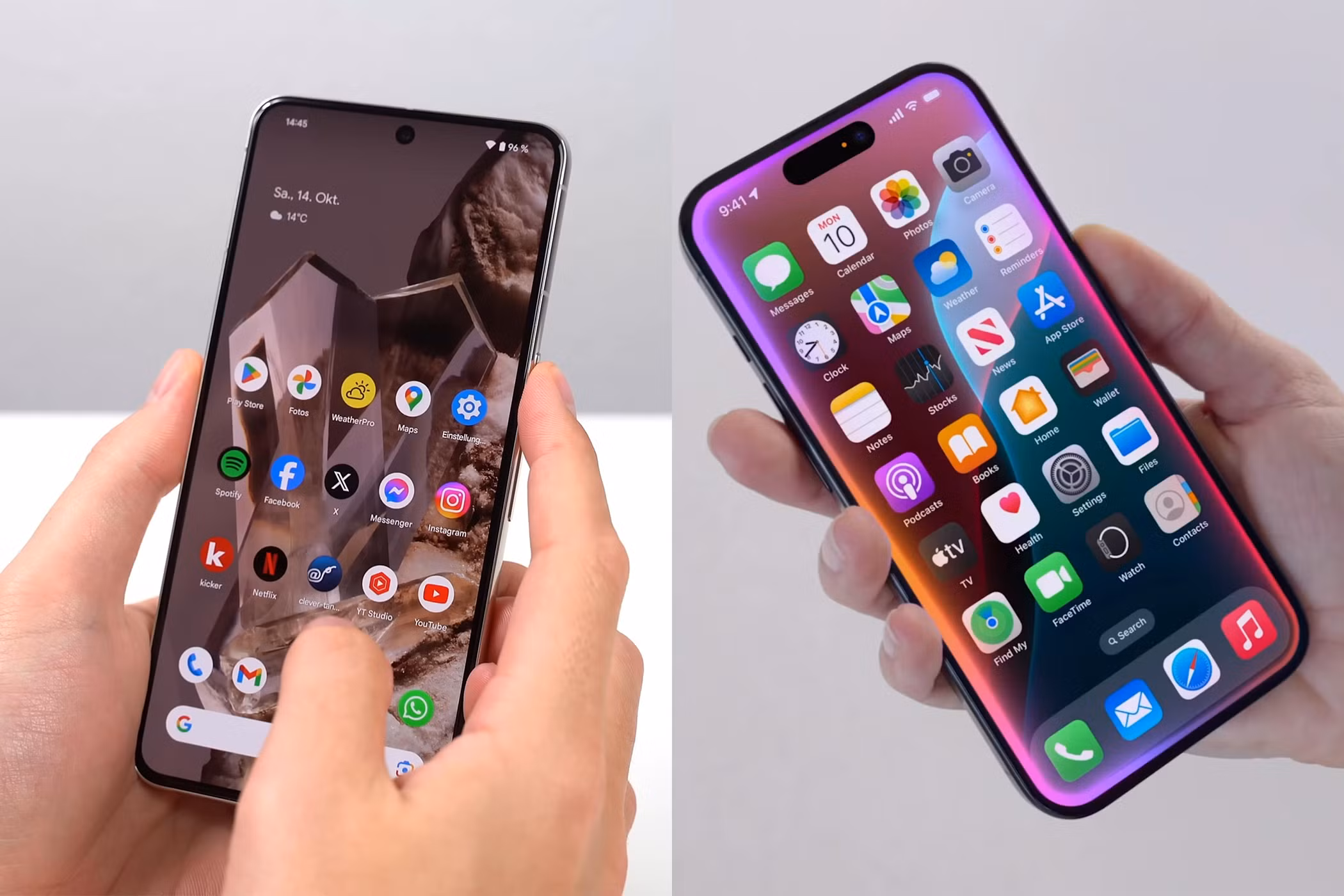 IOS 18 vs android